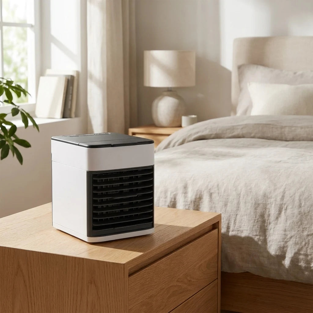 Mini Air Conditioner USB-Powered Water-Cooled Whisper-Quiet