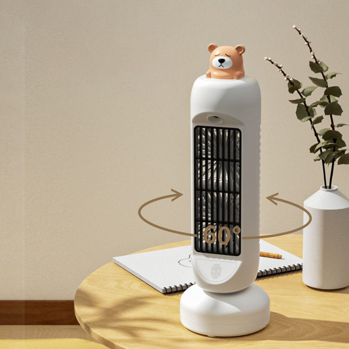 Mini Air Cooler & Humidifier USB Powered 3-Speed