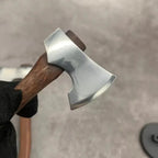 Mini Axe Ornament Polished Metal With Display Stand