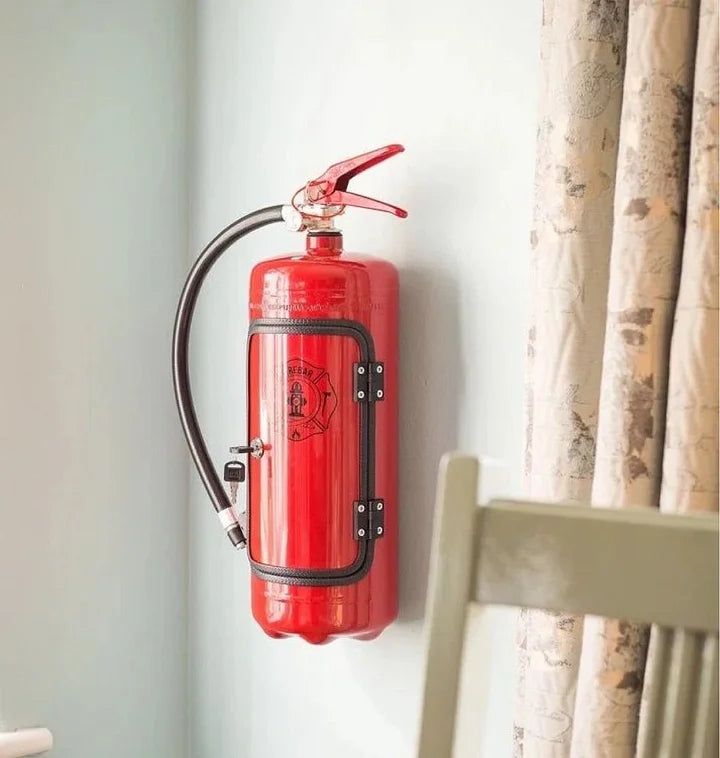 Mini Bar Bottle Safe Metal Double Lock