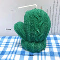 Mini Cactus Candle Hand-Poured Wax Compact