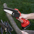Mini Chainsaw Cordless One-Handed With Case & Spare Chains
