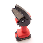 Mini Chainsaw Cordless One-Handed With Case & Spare Chains