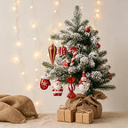 Mini Christmas Tree Compact LED Snowman Accent