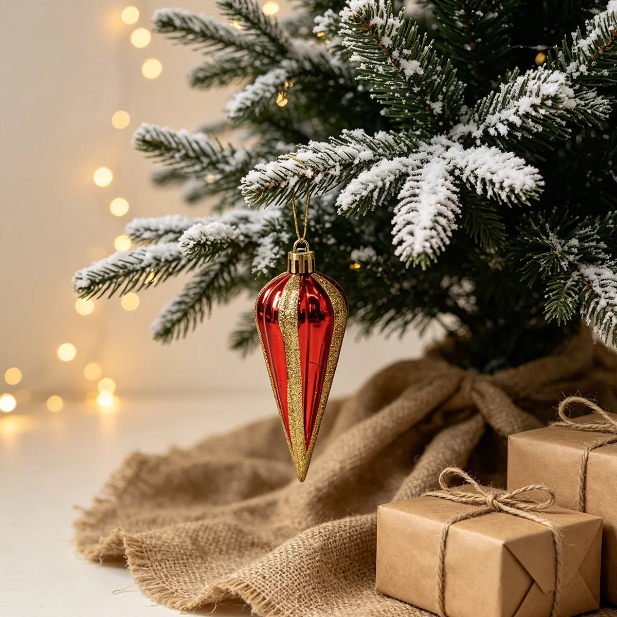 Mini Christmas Tree Compact LED Snowman Accent