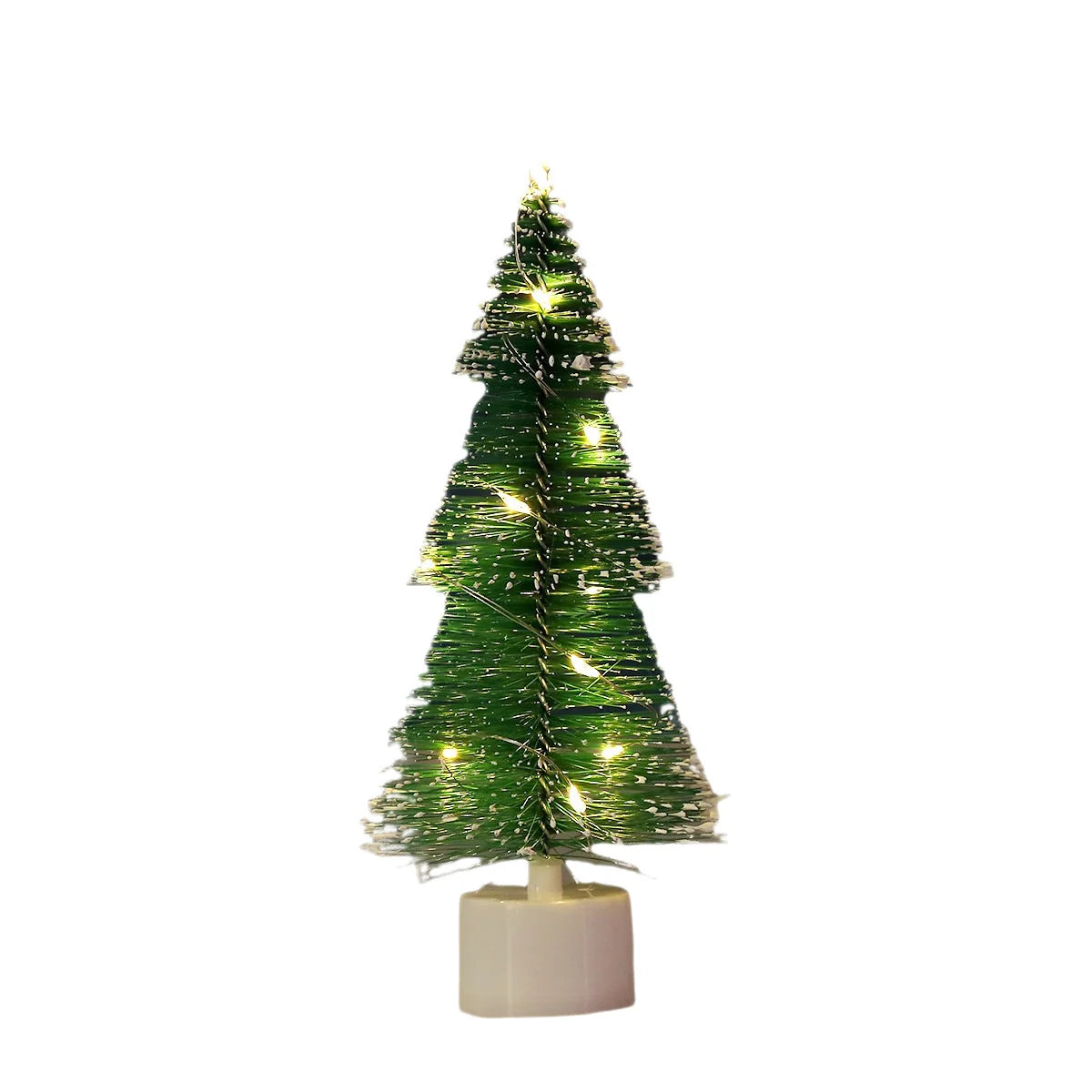 Mini Christmas Tree Prelit Warm LED Lights Tabletop