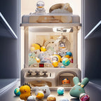 Mini Claw Machine 35 Plush Prizes USB & Battery