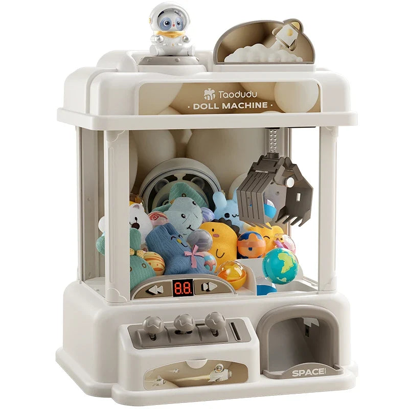 Mini Claw Machine 35 Plush Prizes USB & Battery