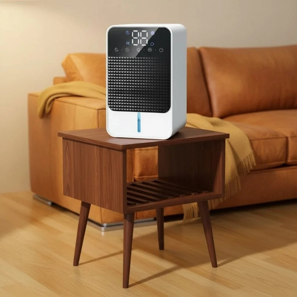 Mini Dehumidifier Compact LED Touch 1.5L Tank