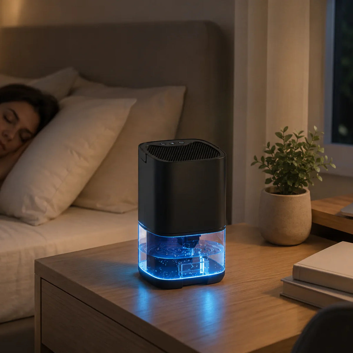 Mini Dehumidifier Quiet 30 dB 1L Tank