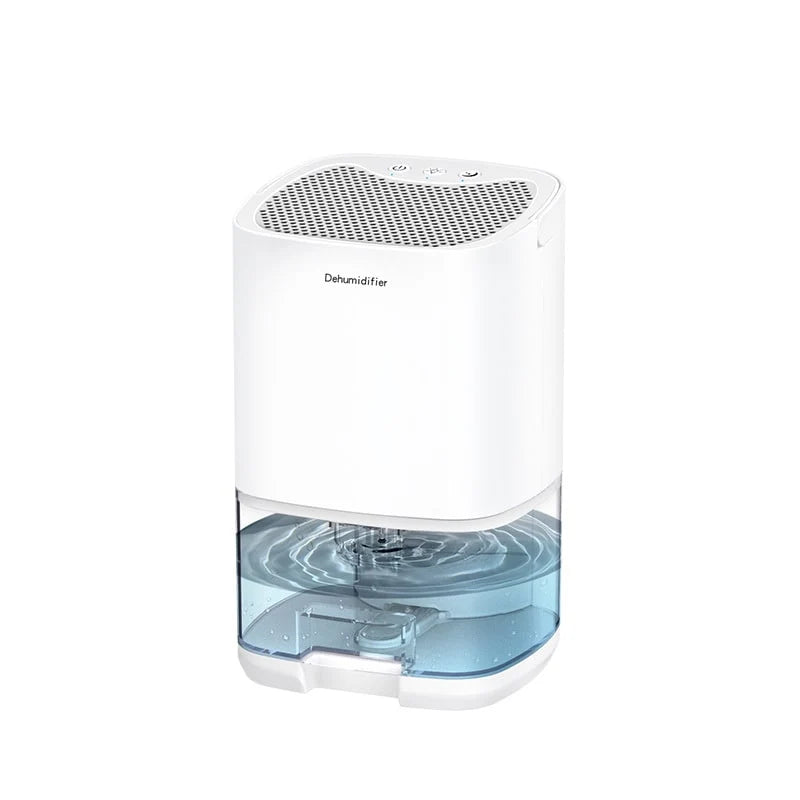 Mini Dehumidifier Transparent Tank & Auto Shut-Off