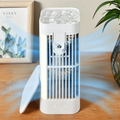 Mini Desk Fan USB-Powered Ultrasonic Mist Ultra-Quiet