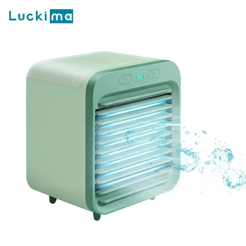Mini Desk Fan USB Rechargeable 3-Speed Mist Humidifier