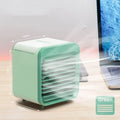 Mini Desk Fan USB Rechargeable 3-Speed Mist Humidifier
