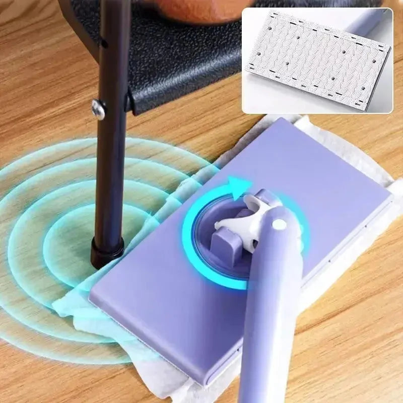 Mini Floor Mop Hygienic Push-Button 360 Degree Head