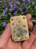 Mini Flower Press Compact Portable 10 Reusable Blotting Papers