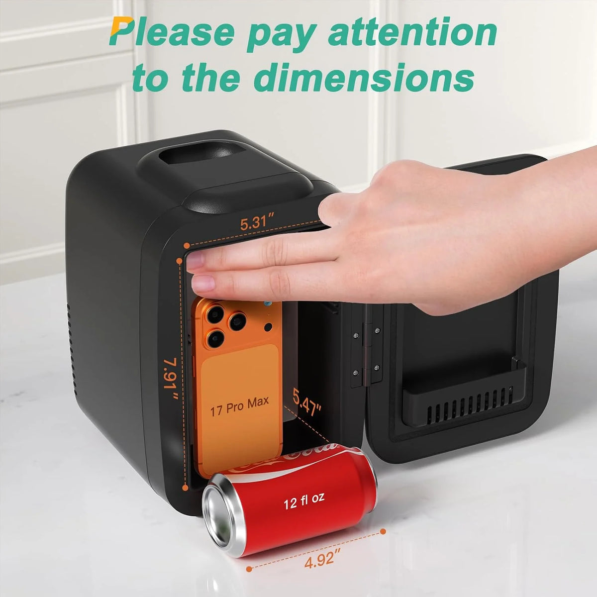 Mini Fridge Cooling & Warming Portable 4L