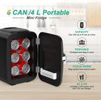 Mini Fridge Cooling & Warming Portable 4L