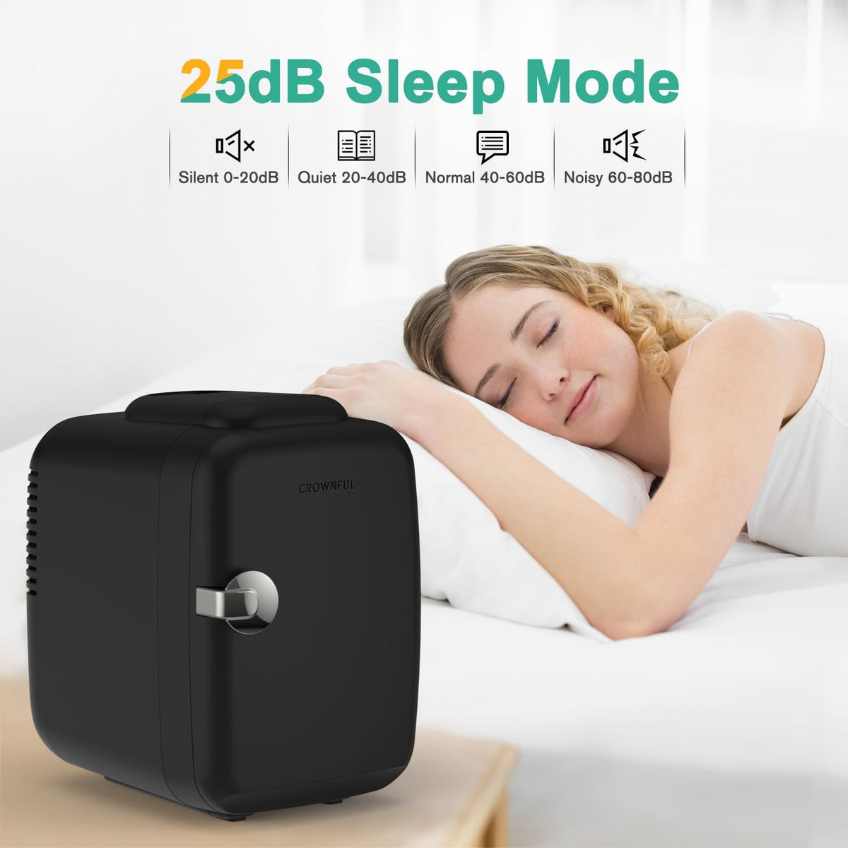 Mini Fridge Dual Cooling & Warming Portable 4L