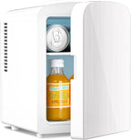 Mini Fridge Portable 4L Dual Power Removable Shelf