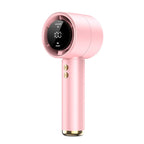 Mini Handheld Fan Rechargeable LED Display Travel-Ready