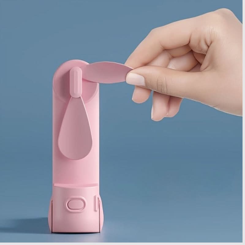 Mini Handheld Fan USB Rechargeable Collapsible Stand