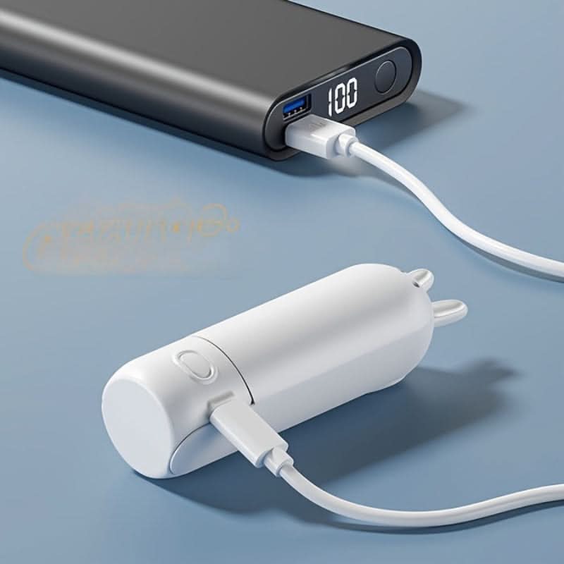 Mini Handheld Fan USB Rechargeable Collapsible Stand