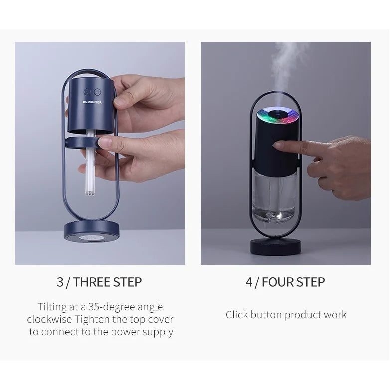 Mini Humidifier Ultrasonic Cool Mist USB Powered & Ultra-Quiet