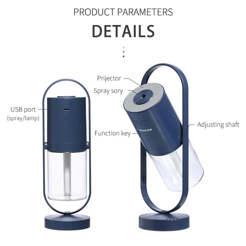 Mini Humidifier Ultrasonic Cool Mist USB Powered & Ultra-Quiet