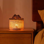 Mini Humidifier Volcano Design Color-Changing LED USB-Powered