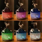 Mini Humidifier Volcano Design Color-Changing LED USB-Powered