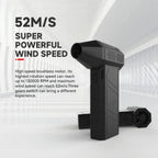 Mini Jet Fan High-Speed USB-C Rechargeable 4-Hour Runtime