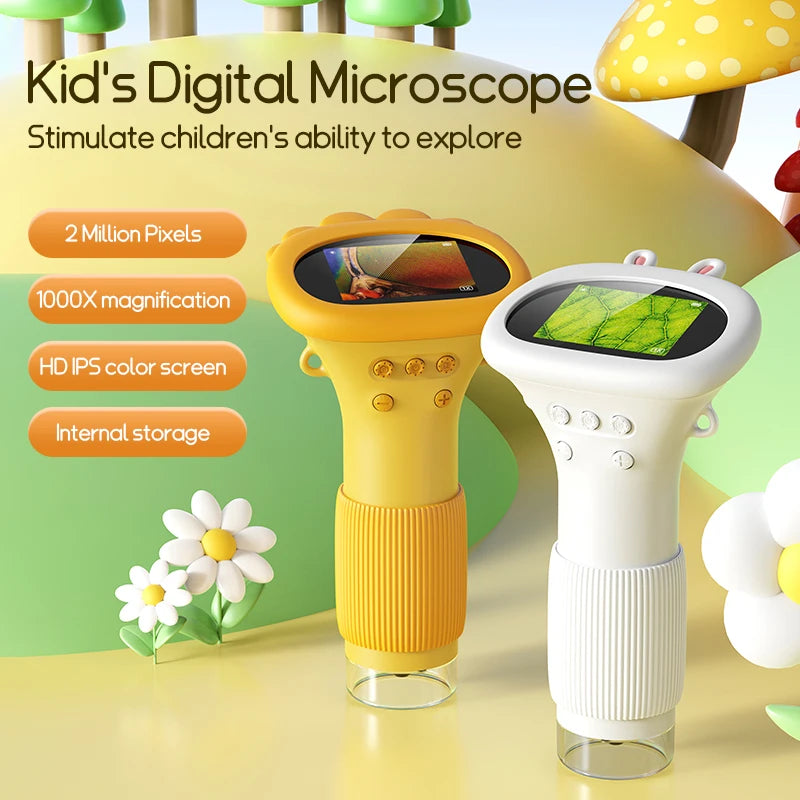Mini Microscope 1000X Magnification Handheld & Pocket-Sized