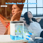 Mini Portable Air Conditioner 4-in-1 USB-Powered Quiet