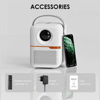 Mini Portable Projector 1280x720 400 Lumens