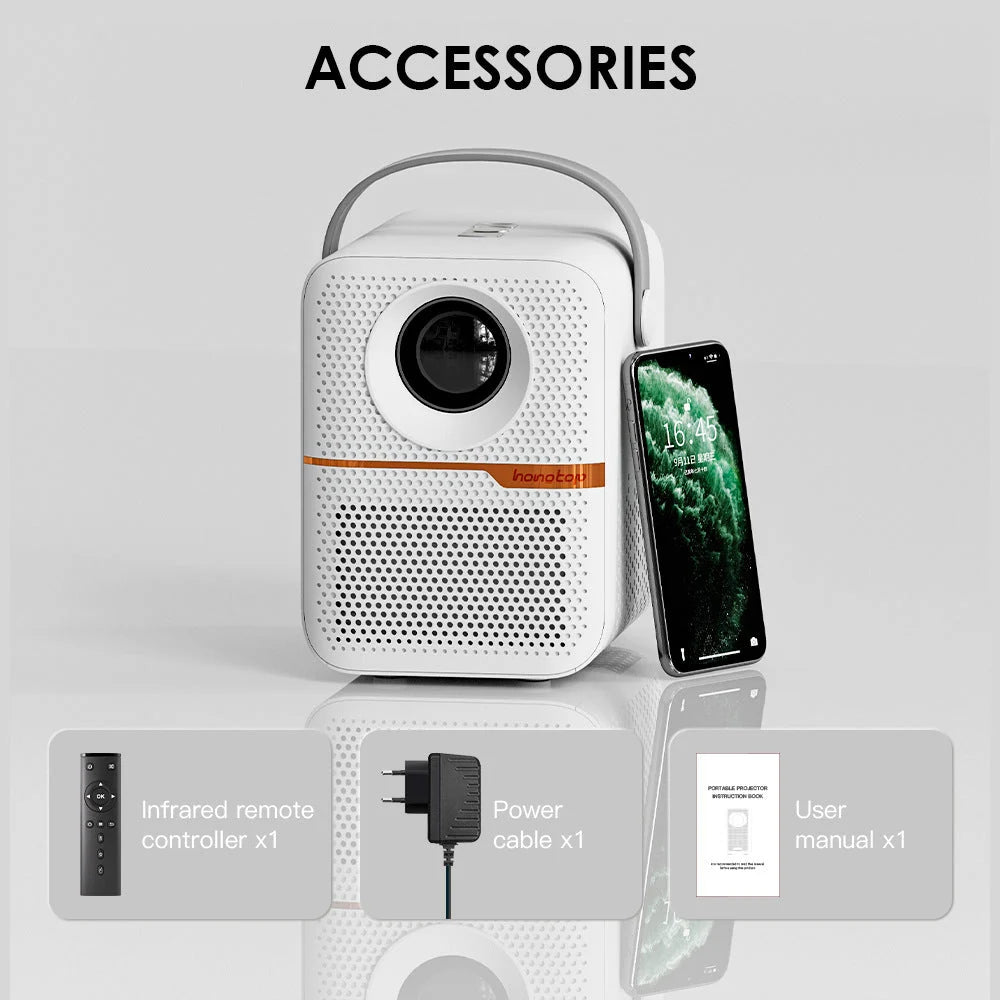 Mini Portable Projector 1280x720 400 Lumens