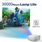 Mini Portable Projector Full HD 30,000-Hour LED
