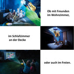 Mini Projector 1000 Lumens LED HDMI USB SD
