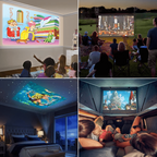 Mini Projector 1080p WiFi 6 & HDMI