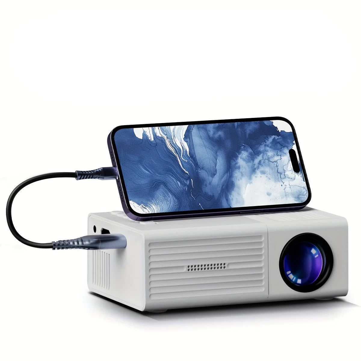 Mini Projector 3000 Lumens Portable HDMI & USB