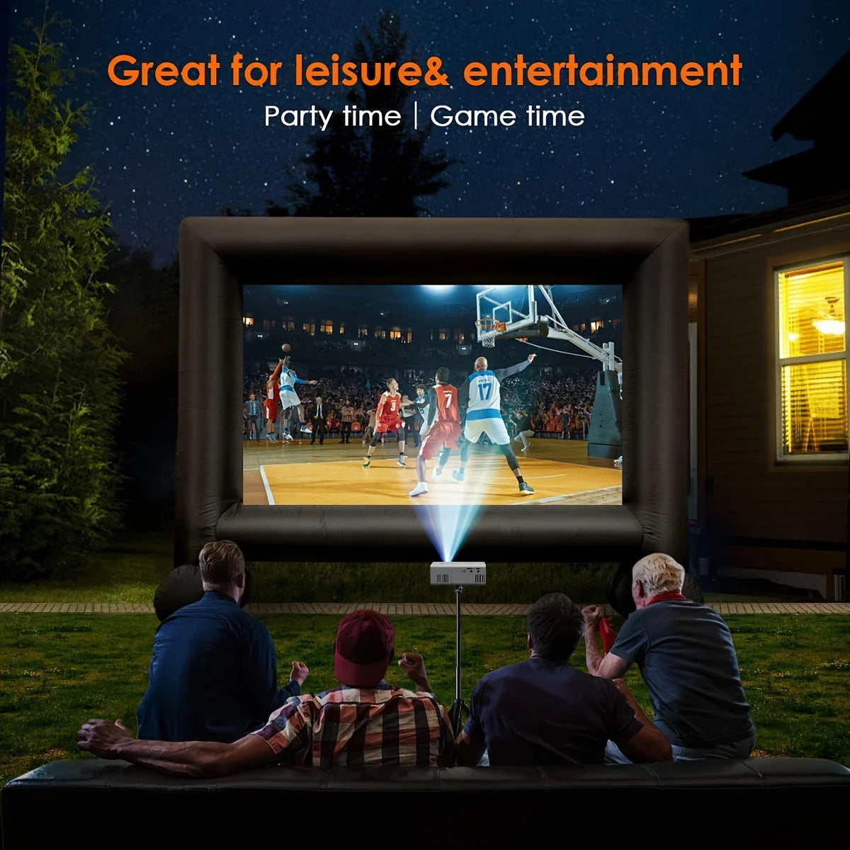 Mini Projector 3000 Lumens Portable HDMI & USB