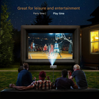 Mini Projector 3000 Lumens Portable Movies & Gaming