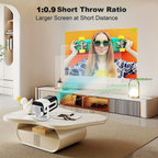 Mini Projector 720P Native WiFi & Bluetooth