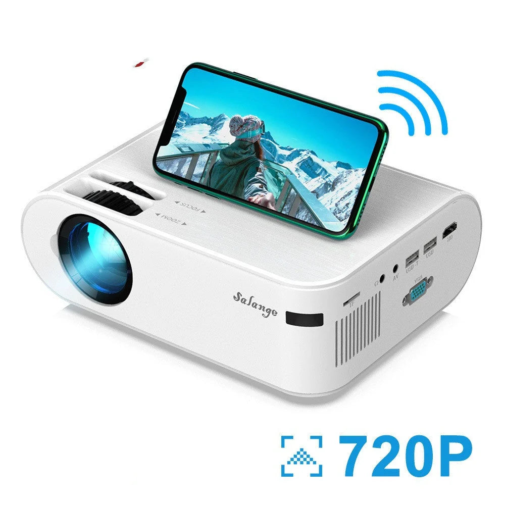 Mini Projector Portable 720P Wireless Mirroring 4200 Lumens