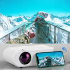 Mini Projector Portable 720P Wireless Mirroring 4200 Lumens