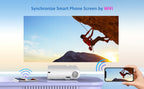Mini Projector Wireless Screen Mirroring & Built In Speaker