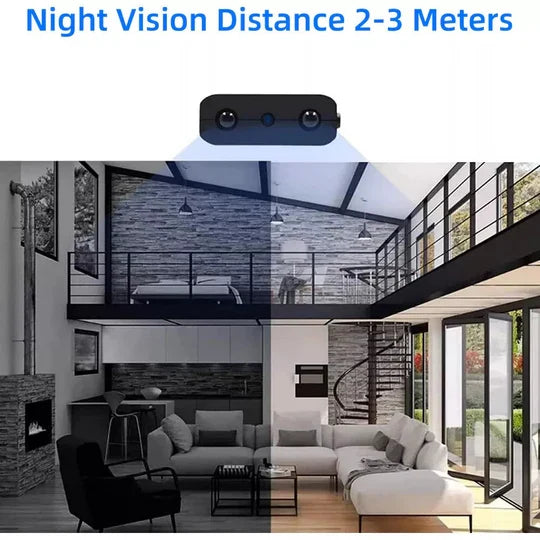 Mini Security Camera 1080P Night Vision Motion Detection