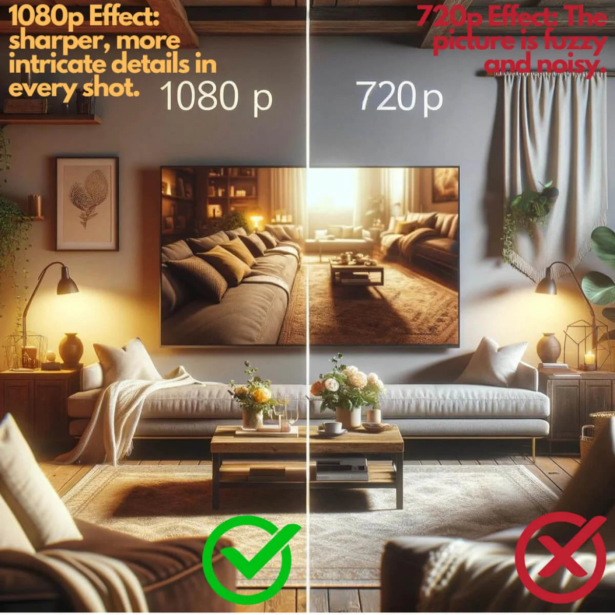 Mini Security Camera 1080P Night Vision WiFi