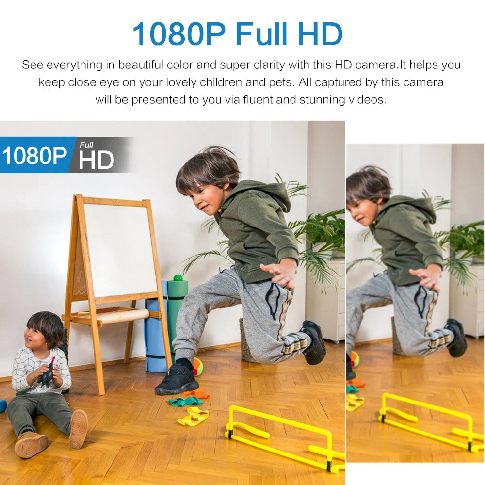 Mini Security Camera 1080P Night Vision WiFi