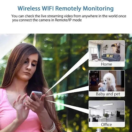 Mini Security Camera 1080P Night Vision WiFi